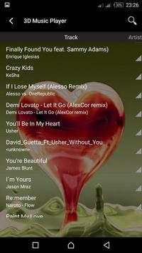 3D Music Player screenshot 1