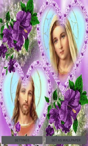 Merry Jesus Live Wallpaper screenshot 1