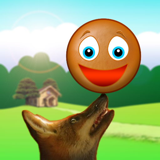 Bun! Fun ball run from red fox icon