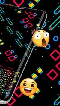 Neon Game Line Keyboard Theme screenshot 3