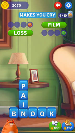 🔥Kitty Scramble: Word Stacks 5 تصوير الشاشة