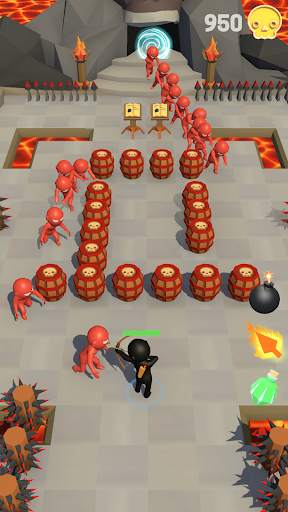 Stickman - zombie games and archery war screenshot 1
