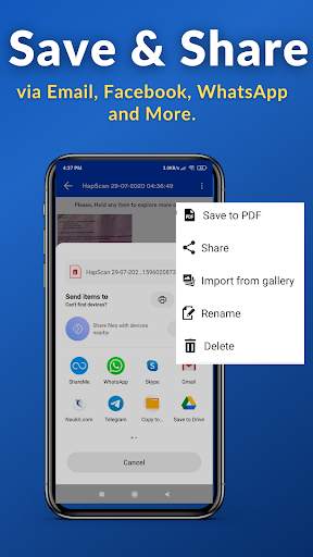 Hapscan -  Document Scanner App. PDF Creator screenshot 7