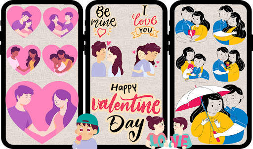 Valentine's Day Stickers Love screenshot 3
