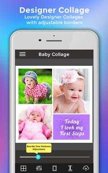 Baby Pic Collage Maker & Story Photo Editor 3 تصوير الشاشة