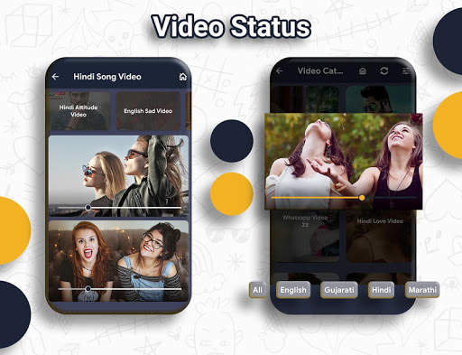iMedia- Video Status, Tag, Caption, Wallpaper, Gif screenshot 2