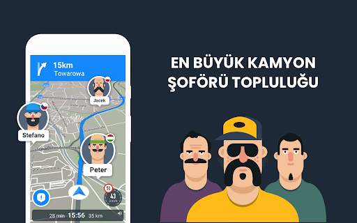 RoadLords – Ücretsiz kamyon GPS navigasyon screenshot 7