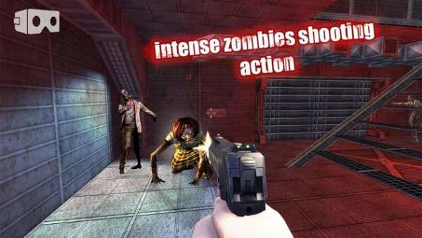 VR zombie berbahaya shooting screenshot 1