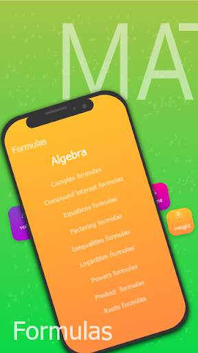 Math Formula App 1 تصوير الشاشة