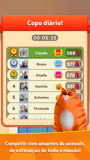 🔥Kitty Scramble: Pilhas de palavras screenshot 4
