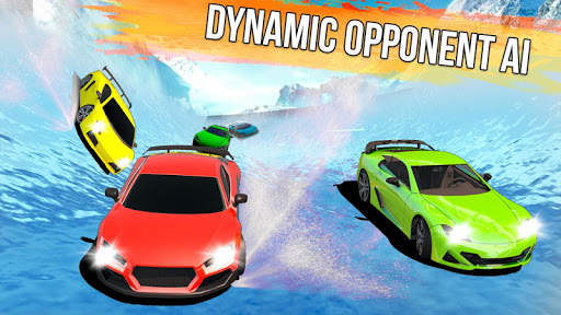 WaterSlide Car Racing Games 3D screenshot 2
