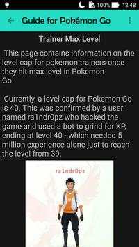 Guide for Pokémon Go screenshot 5