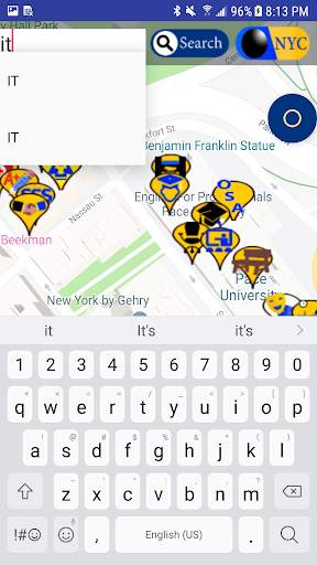 Uni GPS screenshot 4