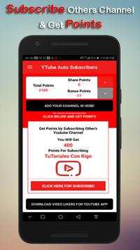 YTube Auto Subscribers screenshot 3