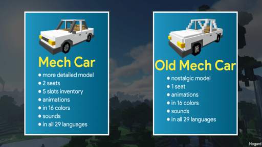 Mech Car Mod MCPE screenshot 1