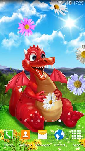 Cute Dragon Live Wallpaper screenshot 3