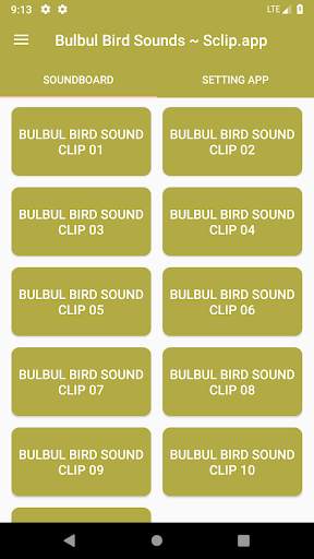 Bulbul Bird Sound Collections ~ Sclip.app screenshot 1