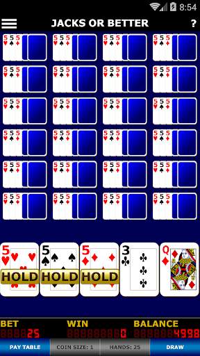 Jumbo Video Poker Free screenshot 2