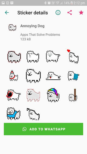 Undertale Stickers For WhatsApp screenshot 8