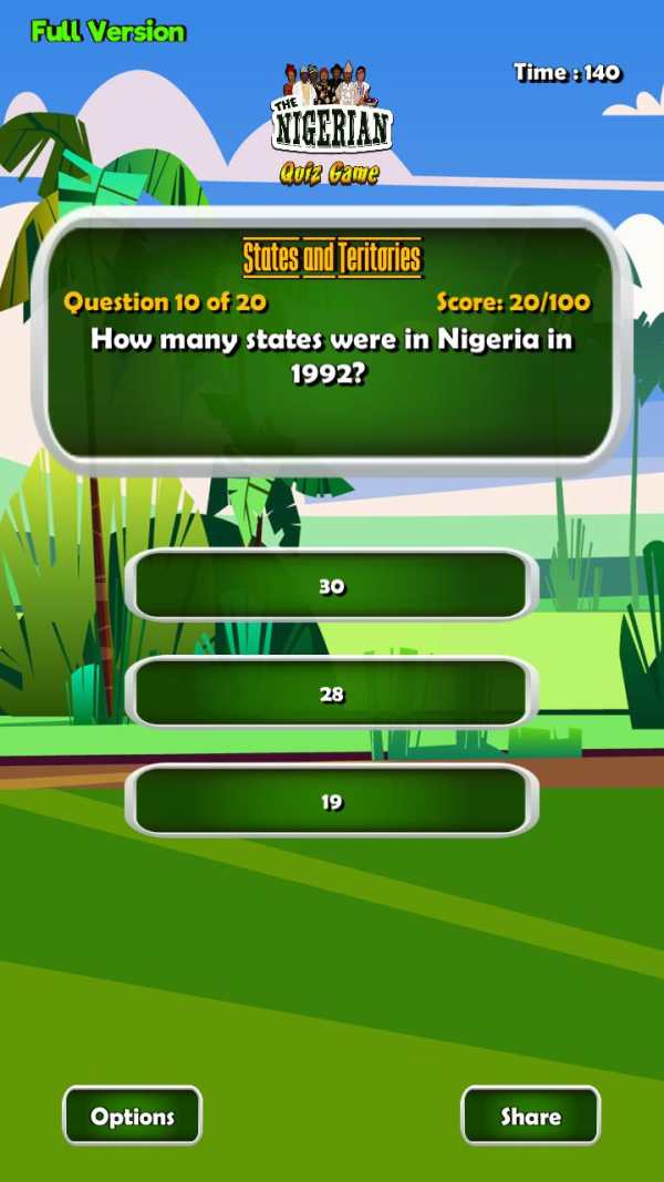 The Nigerian Quiz Game (free) screenshot 4