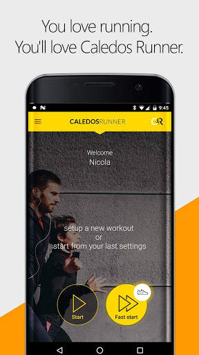 Caledos Runner - GPS Running Cycling Walking screenshot 1