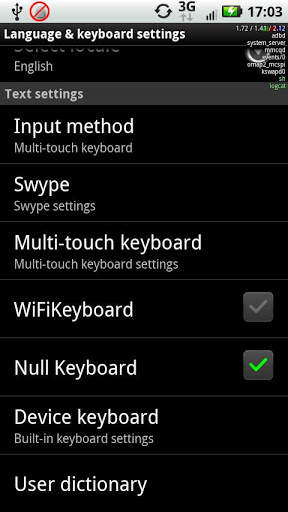 Null Keyboard स्क्रीनशॉट 1