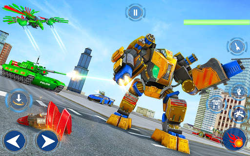 Tank Robot Game 2020 – Police Eagle Robot Car Game screenshot 5