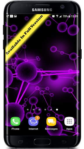 Particle Molecules 3D Live Wallpaper screenshot 5