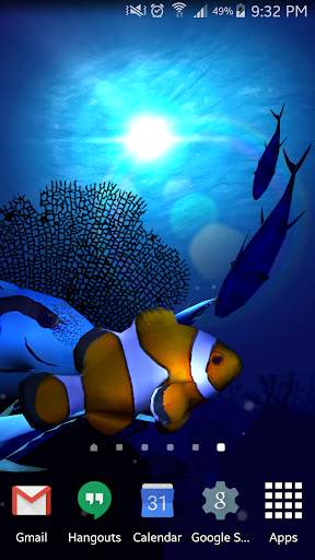 Ocean Blue 3D Live Wallpaper screenshot 2