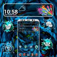 Oil Paint Launcher Theme on 9Apps