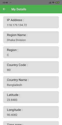 My IP Location - Whois screenshot 4