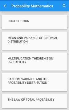 Probability Mathematics screenshot 2