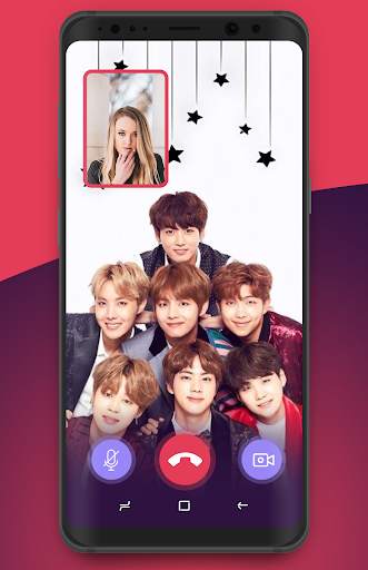 Bts Fake Call - Bts video call Prank screenshot 5