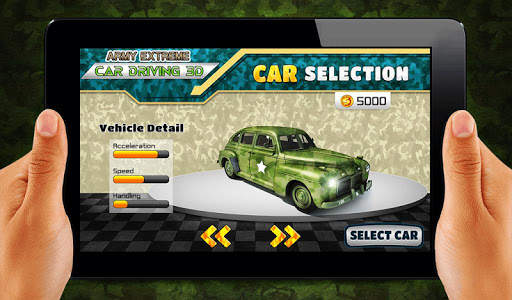 Army Extreme Car Simulator 3D screenshot 2