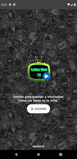 Latino Web IPTV Player screenshot 1