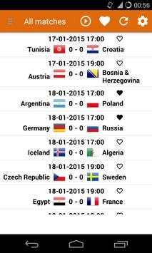 Qatar 2015 Handball Results screenshot 4