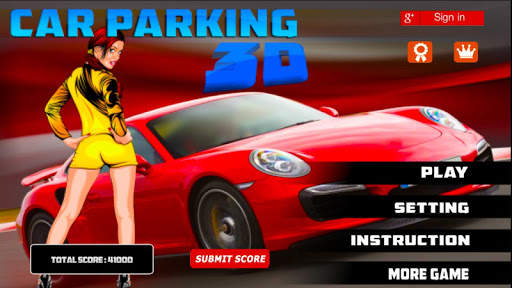 3D sports Car Parking Game screenshot 1
