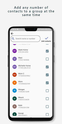 Contacts GenX - Social Profiles, Groups, Dialpad screenshot 7