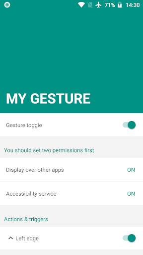 My Gesture - Edge navigation gesture screenshot 1
