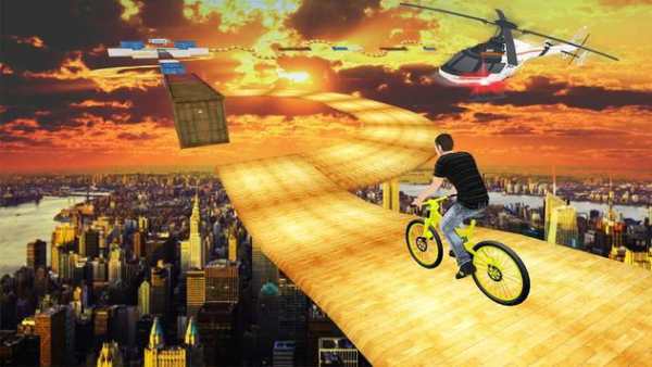 BMX Cycle Stunt Race: MTB Downhill Bicycle Game screenshot 1