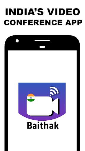 Indian Video Conferencing App – Baithak screenshot 1