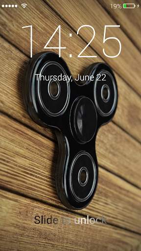 Spinner Slide To Unlock Lock Screen screenshot 5