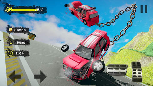 Chained Car Crash Beam Drive: Accident Simulator screenshot 15