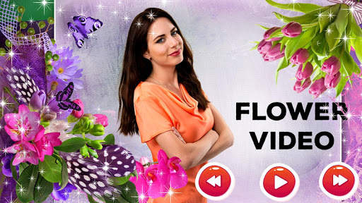 Flower Video Photo Frame screenshot 2