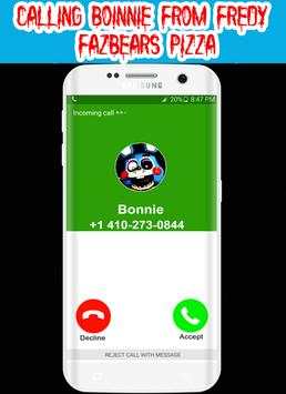 Calling Bonnie from Fredy Fazbears Pizza screenshot 1