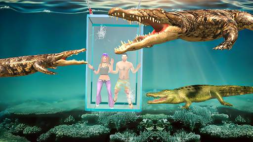 Angry crocodile beach attack स्क्रीनशॉट 3