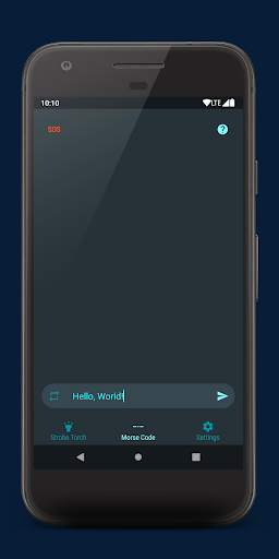 Flashlight with Morse code 🔦 screenshot 2
