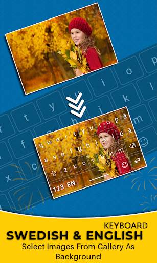Swedish Keyboard for android with English Letters screenshot 3