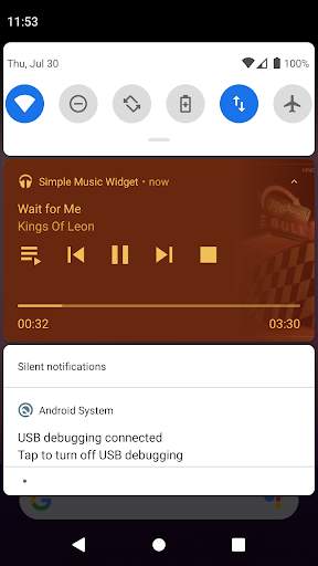 Simple Music Widget screenshot 4