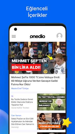 Onedio – İçerik, Haber, Test screenshot 4